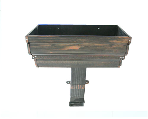 彩铝落水管产品涂层选用户外高耐候聚酯无铅涂层,绿色环保.产品色彩丰富,可搭配不同的建筑外立面.